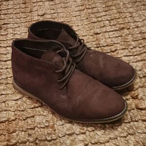 London Fog Seude Leather Chukka Boots 10.5